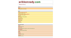 Desktop Screenshot of erikkennedy.com